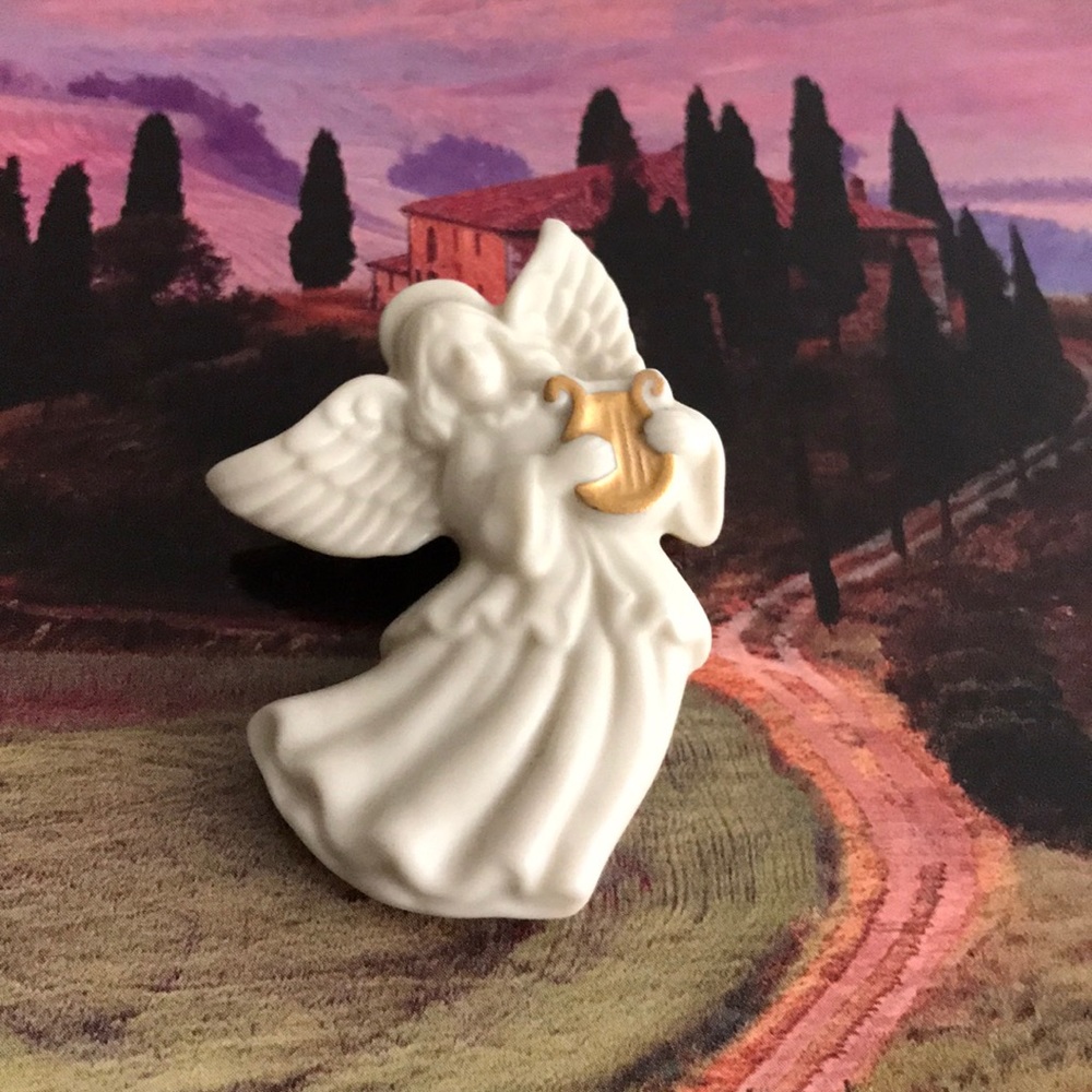 Lenox angel brooch